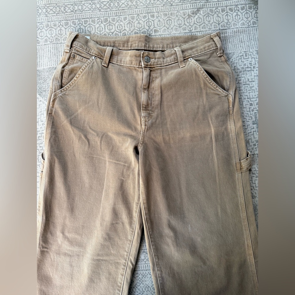 GAP Loose Carpenter wide-leg pant/denim jean size 31T tall